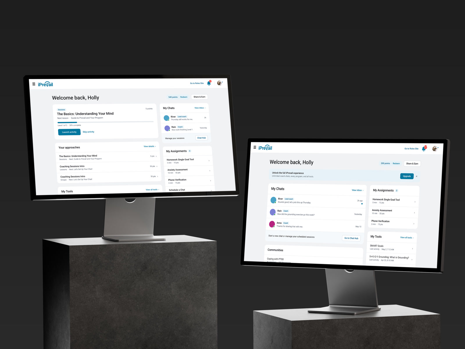 iPrevail dashboard